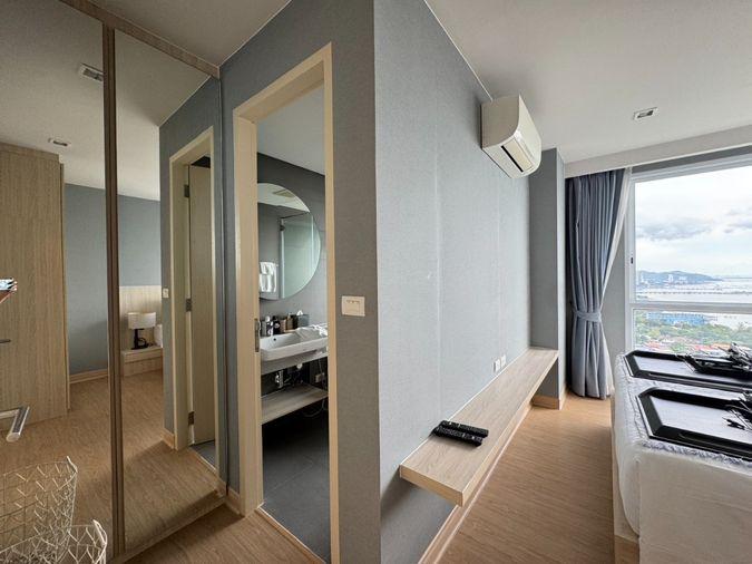picture Yuu Sriracha: 2 bed 2 bath, 28th floor, area 67 sq m, panoramic sea view: Brand new room, ready to move in. - 10/21
