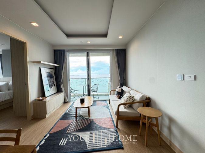 picture Yuu Sriracha: 2 bed 2 bath, 28th floor, area 67 sq m, panoramic sea view: Brand new room, ready to move in. - 1/21