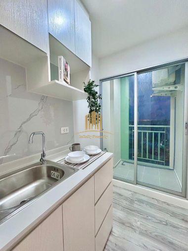 รูป 👉 ขาย คอนโดราคา ล้านต้นๆ 🏢 ลุมพินี คอนโดทาวน์ 🛋 เฟอร์ฯ + เครื่องใช้ไฟฟ้าครบ 🛠 รีโนเวทพร้อมอยู่ 🧳 ใกล้ 🚅 BTS รามอินทรา - รูปที่ 19/22