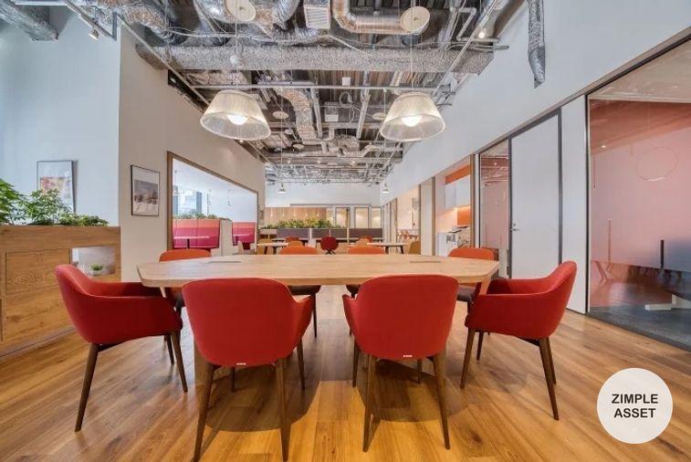 picture Offices for rent in Bhiraj Tower at Bitec and join multinationals at this prestigious address. With on-site parking and a location next to BTS Bangna - 9/11