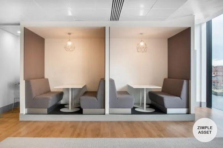 picture Serviced office for rent at Summer Hill Phra Khanong, near BTS. The space features modern interior design and fully equipped with office furniture. - 5/11