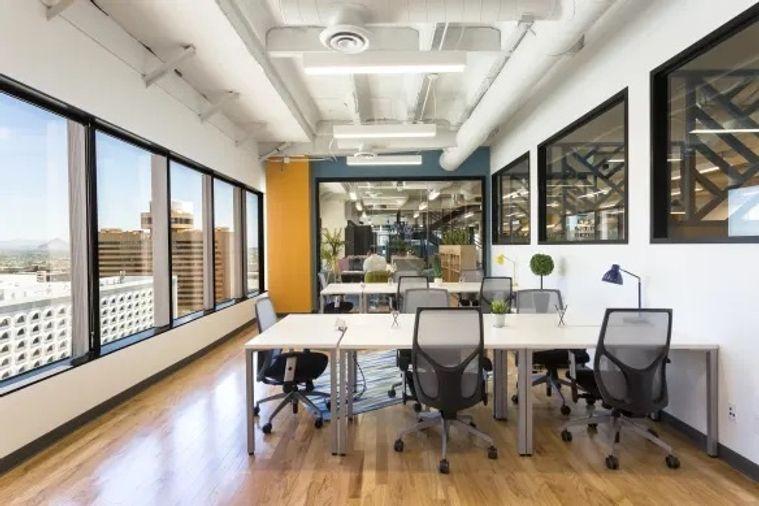 picture Serviced office for rent at Summer Hill Phra Khanong, near BTS. The space features modern interior design and fully equipped with office furniture. - 4/11