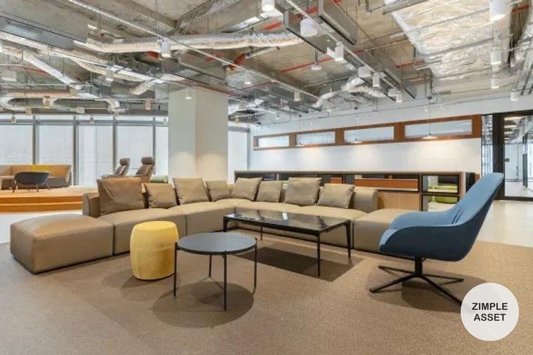 picture Serviced office for rent at Summer Hill Phra Khanong, near BTS. The space features modern interior design and fully equipped with office furniture. - 8/11
