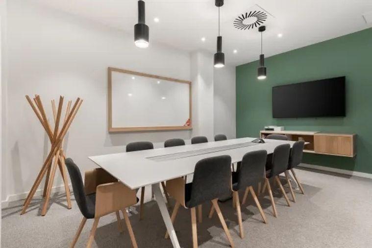 picture Serviced office for rent at Summer Hill Phra Khanong, near BTS. The space features modern interior design and fully equipped with office furniture. - 10/11