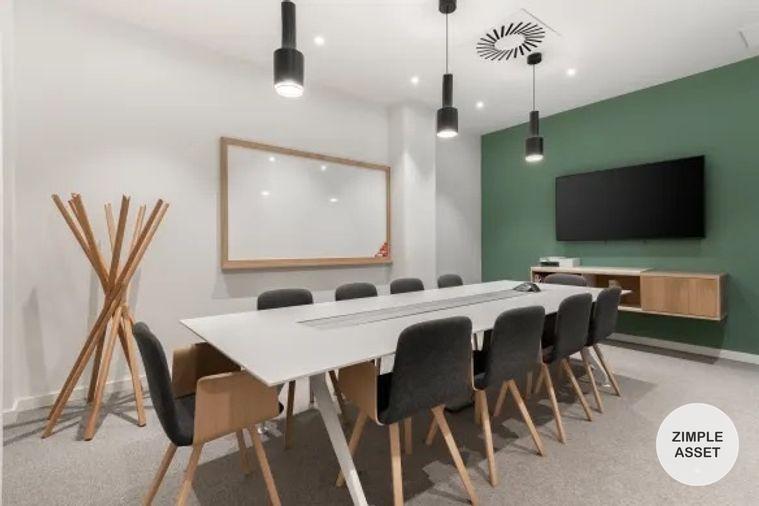 picture Serviced office for rent at Summer Hill Phra Khanong, near BTS. The space features modern interior design and fully equipped with office furniture. - 10/11