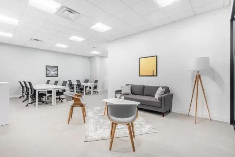 picture Serviced office for rent in mixed-use building at Icon Park Hotel, Chiang Mai. A spacious and well-lit modern workspace designed to support working. - 2/10