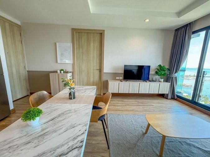 picture For rent: Ladda Plus Condo, Sriracha, large room, beautiful view, full sea view - 6/17