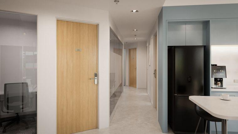 picture Office Space for Rent at RASA One Tower, Phahonyothin Area Prime Location Near BTS | Modern & Luxurious Building | Surrounded by Shops and Restaurants - 4/8