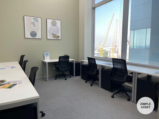 picture Service office space for rent on 66 Tower building in Phra Khanong area, near BTS Udomsuk. Complete facilities and office equipment. - 11/16