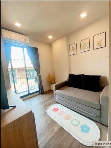 picture for rent Atmoz Huaikwang . 1bed 30sq.m. Available 16June25 Line id: @pfagent - 1/4