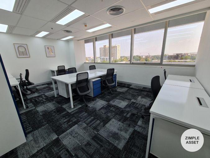 picture Fully furnished office space for rent featuring modern-style decor and fully equipped with essential office furniture for immediate use. - 4/29