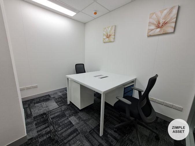 picture Fully furnished office space for rent featuring modern-style decor and fully equipped with essential office furniture for immediate use. - 12/29