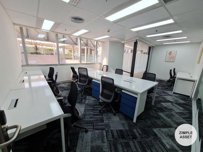 picture Fully furnished office space for rent featuring modern-style decor and fully equipped with essential office furniture for immediate use. - 5/29