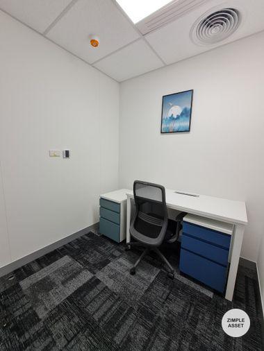 picture Fully furnished office space for rent featuring modern-style decor and fully equipped with essential office furniture for immediate use. - 7/22