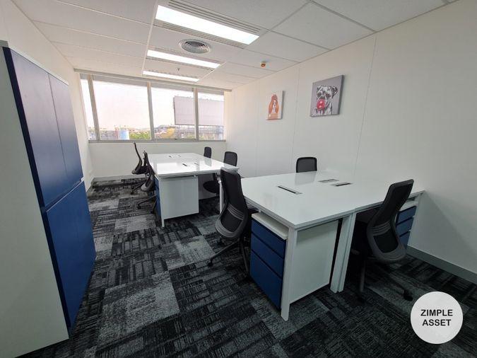 picture Fully furnished office space for rent featuring modern-style decor and fully equipped with essential office furniture for immediate use. - 8/29