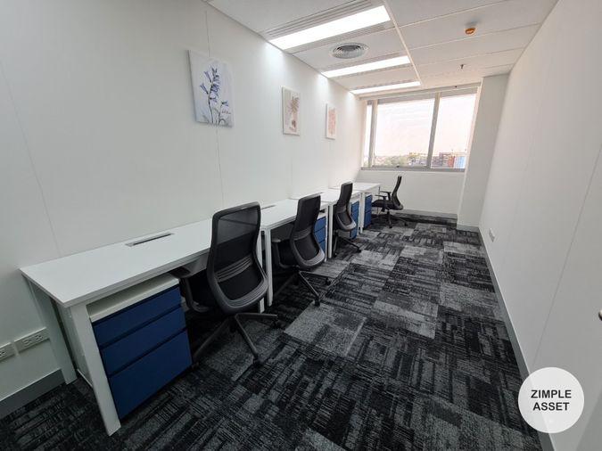 picture Fully furnished office space for rent featuring modern-style decor and fully equipped with essential office furniture for immediate use. - 12/29