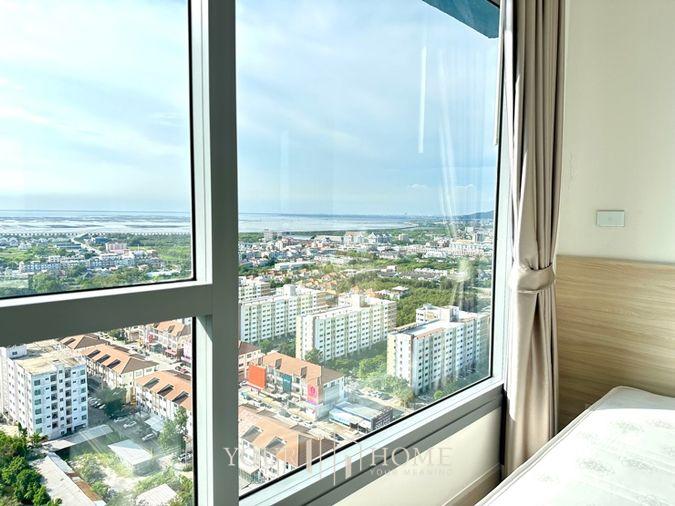 picture For rent: Casalunar mesto 2 bedrooms, 2 bathrooms, 25th floor, sea view, 67 sq m, ready to move in - 18/24