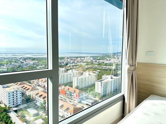 picture For rent: Casalunar mesto 2 bedrooms, 2 bathrooms, 25th floor, sea view, 67 sq m, ready to move in - 24/24