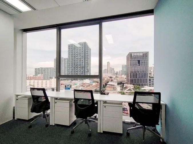 รูป พื้นที่สำนักงานให้เช่าที่ Sukhumvit Hills ในย่านบางจาก ด้วยอาคารกระจกสูง 19 ชั้น ติดถนนสุขุมวิท สัญญาเช่าแบบยืดหยุ่น ตอบโจทย์ทุกความต้องการของการทำงาน - รูปที่ 3/11