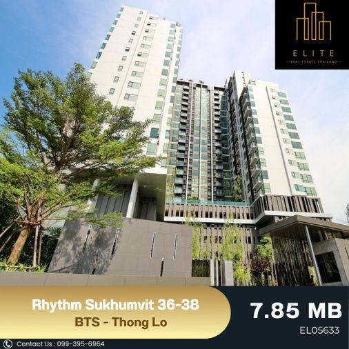 รูป ✨ ใช้ชีวิตมีสไตล์ ในทำเลที่ใช่ ใจกลางเมือง Rhythm Sukhumvit 36-38 ต่ำกว่าราคาตลาด Yield ดีมาก 💯 - รูปที่ 1/8
