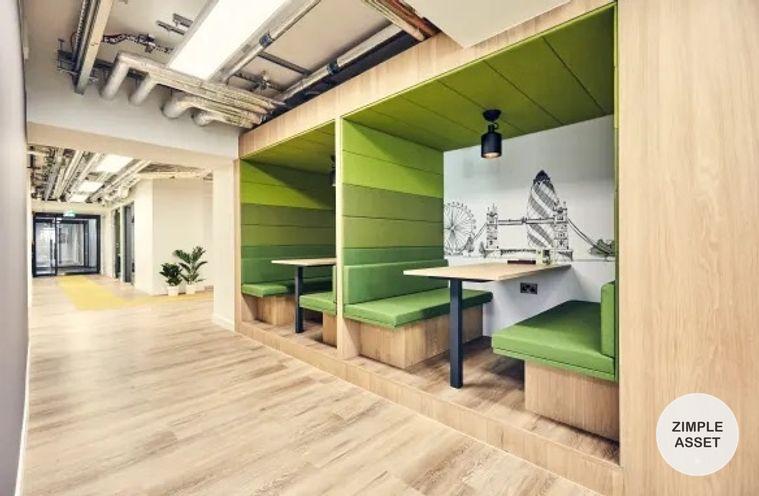 รูป เซอร์วิสออฟฟิศให้เช่า ที่The Office Plus ในตัวเมืองเชียงใหม่ ย่านใจกลางธุรกิจ ส่วนหน้าอาคารแบบเปิดโล่งที่ให้ทัศนียภาพที่ชัดเจนในพื้นที่ทำงานแบบไดนามิก - รูปที่ 8/11