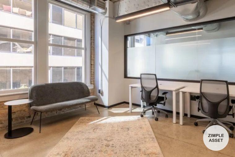 picture Office space for rent on the 16th floor of Bangna Tower, 3 km from Suvarnabhumi. The space features modern interior design. - 7/11
