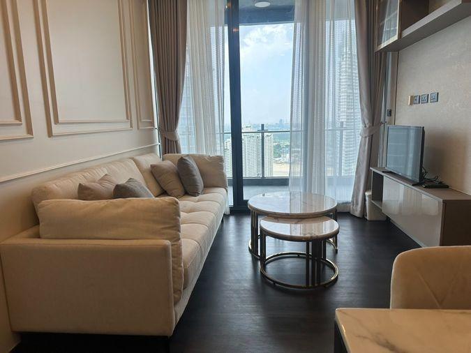 รูป 💎ให้เช่า Sapphire Condo พระราม 3 | 2 ห้องนอน วิวแม่น้ำ | แต่งครบ 53.78 ตร.ม. | เพียง 30,000 บ./ด. 🚗 - รูปที่ 5/27