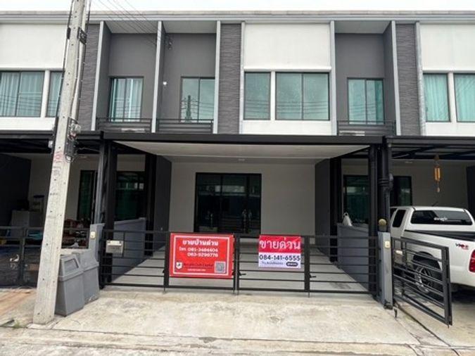 รูป ขายด่วน! ทาวน์เฮ้าส์ 2 ชั้น โครงการพลีโน่ ราชพฤกษ์ – แจ้งวัฒนะ ซอย 1/4 ถนนเลียบคลองเกาะเกรียง ต.บางคูวัด อ.เมืองปทุมธานี จ.ปทุมธานี ราคา  2,090,000฿ - รูปที่ 1/11