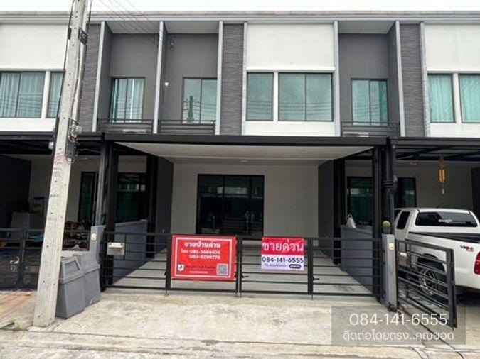 รูป ขายด่วน! ทาวน์เฮ้าส์ 2 ชั้น โครงการพลีโน่ ราชพฤกษ์ – แจ้งวัฒนะ ซอย 1/4 ถนนเลียบคลองเกาะเกรียง ต.บางคูวัด อ.เมืองปทุมธานี จ.ปทุมธานี ราคา 2,090,000฿ - รูปที่ 1/11