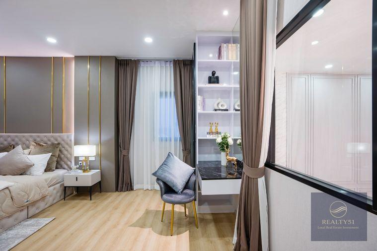 รูป Thamber Pool Villa บ้านพูลวิลล่าสร้างใหม่ ห้วยใหญ่-พัทยา ตกแต่งเสร็จพร้อมอยู่ พร้อมทำธุรกิจ ไม่เสียค่าส่วนกลาง - รูปที่ 9/9