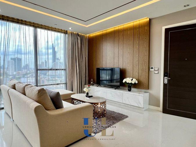 รูป ( UL2406204 ) Tel/Line 096-2479369 , ให้เช่า The Bangkok Sathorn , 2 ห้องนอน, 2 ห้องน้ำ, ชั้นสูง, ห้องสวย, พร้อมเข้าอยู่ - รูปที่ 2/13