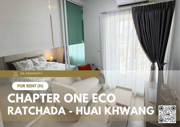 รูป ให้เช่า 📍 Chapter One Eco Ratchada - Huai Khwang 📍 เฟอร์นิเจอร์ และ เครื่องใช้ไฟฟ้าครบ ใกล้ MRT ห้วยขวาง - รูปที่ 1/7