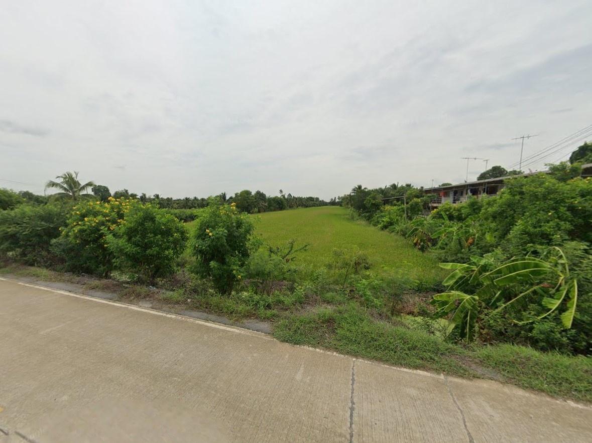 รูป ขายที่ดิน 10-0-59.0 ไร่ ติดถนนองค์การบริหารส่วนจังหวัดหมู่ 2 จังหวัดนนทบุรี - รูปที่ 1/5