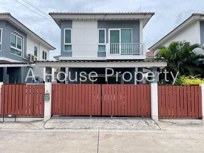 picture Second-hand semi-detached house for sale, Supalai Ville Bangsaen project, Chonburi - 1/18