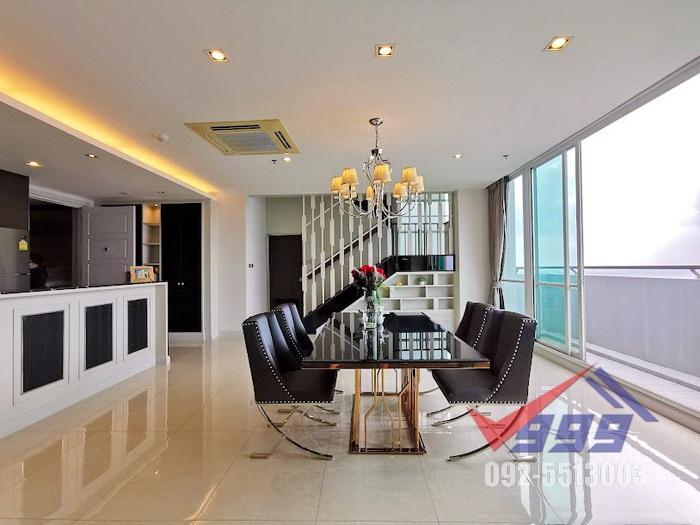รูป ให้เช่าคอนโด เดอะโฟร์วิงส์ เรสซิเดนซ์  3 ห้องนอน Penthouse Duplex ใกล้ Brighton College Bangkok - รูปที่ 10/64