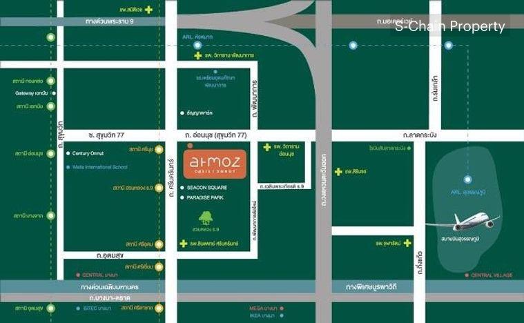 รูป 🌟📌FOR RENT>> Atmoz Oasis Onnut 📢คอนโดใหม่ เครื่องใช้ไฟฟ้า เฟอร์นิเจอร์ ใหม่ ตึก E ชั้น 3 Digital Door Lock ใกล้ BTS อ่อนนุช #PPH-SCH015 - รูปที่ 17/17