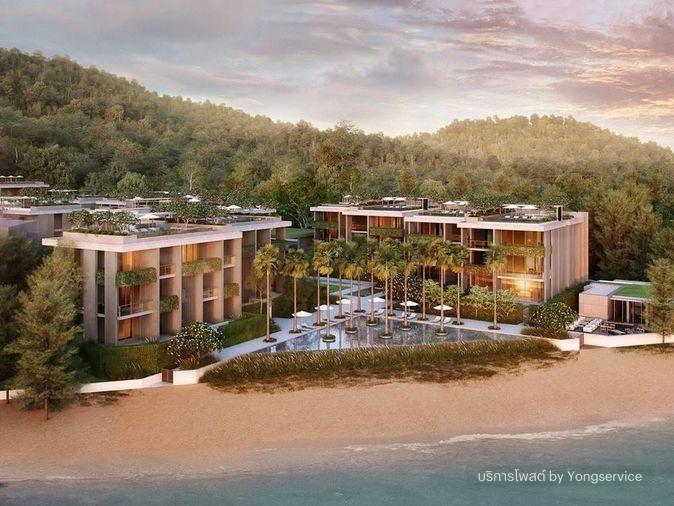 รูป Call : 064-992-8997 Twinpalms Montazure Residences Phuket ติดชายหาดกมลา (Beachfront Villa) ห้องใหญ่พิเศษ 153 ตารางเมตร 1 ห้องนอน ชั้น1 ตกแต่งครบ - รูปที่ 8/9