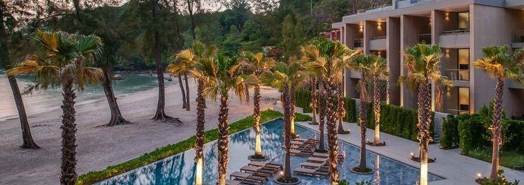 รูป Call : 064-992-8997 Twinpalms Montazure Residences Phuket ติดชายหาดกมลา (Beachfront Villa) ห้องใหญ่พิเศษ 153 ตารางเมตร 1 ห้องนอน ชั้น1 ตกแต่งครบ - รูปที่ 7/9