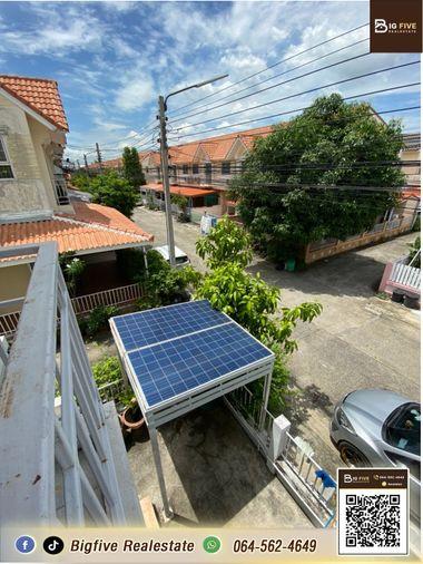 รูป  A68-057   ขายขาดทุนทาวน์เฮ้าส์ หมู่บ้านประภาทรัพย์ 4 หลังมุม มีพื้นที่ด้านข้าง ใกล้รถไฟฟ้า พร้อมระบบโซล่าเซลล์ พร้อมอยู่✨ - รูปที่ 13/15
