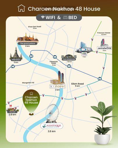picture for rent in Soi Charoen Nakhon 48 Ready to move in, air-conditioner, internet, digital box - 31/31