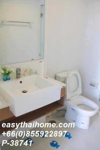 รูป P-38741 — ให้เช่าคอนโด 2 นอน วิวสระว่ายน้ำ ใกล้ ม.เกษตร Max Condominium Vibhavadi ราคา 15,000 บาท โทร 085-592-2897 Line: @easythaihome - รูปที่ 8/8