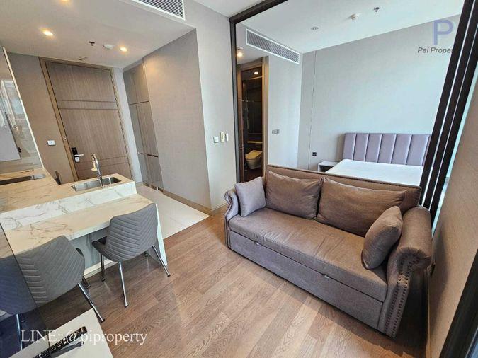 รูป ให้เช่าคอนโด 1 ห้องนอน 1 ห้องน้ำ ตกแต่งครบ พร้อมเข้าอยู่ ในโครงการ ดิ เอส แอท สิงห์ คอมเพล็กซ์ ชั้นสูง มีเครื่องซักผ้า เครื่องอบผ้า รถไฟฟ้าใต้ดิน  - รูปที่ 3/32