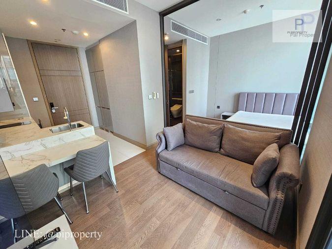 รูป ให้เช่าคอนโด 1 ห้องนอน 1 ห้องน้ำ ตกแต่งครบ พร้อมเข้าอยู่ ในโครงการ ดิ เอส แอท สิงห์ คอมเพล็กซ์ ชั้นสูง มีเครื่องซักผ้า เครื่องอบผ้า รถไฟฟ้าใต้ดิน - รูปที่ 3/32