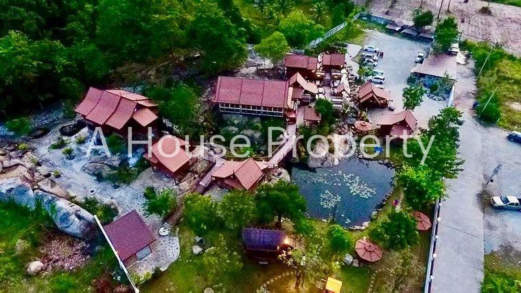 รูป ขายที่ดินหนองรี เมืองชลบุรี พร้อมกิจการร้านอาหาร ริมเขา บรรยากาศธรรมชาติ - รูปที่ 1/20