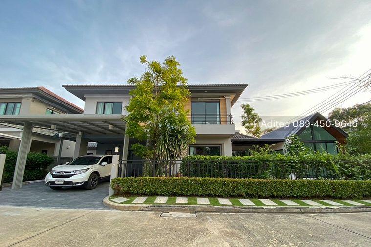 รูป ขายบ้านเดี่ยวหลังมุม Life Bangkok Boulevard รามอินทรา 65 ขนาด 70.2 ตรว. 4 ห้องนอน 3 ห้องน้ำ ต่อเติมเรือนรับรองเอนกประสงค์ข้างบ้าน - รูปที่ 2/32