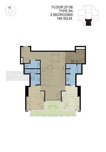 รูป ว่างพร้อมอยู่! Chatrium Condo. 2นอน 140ตร.ม. Line id: @pfagent - รูปที่ 16/16