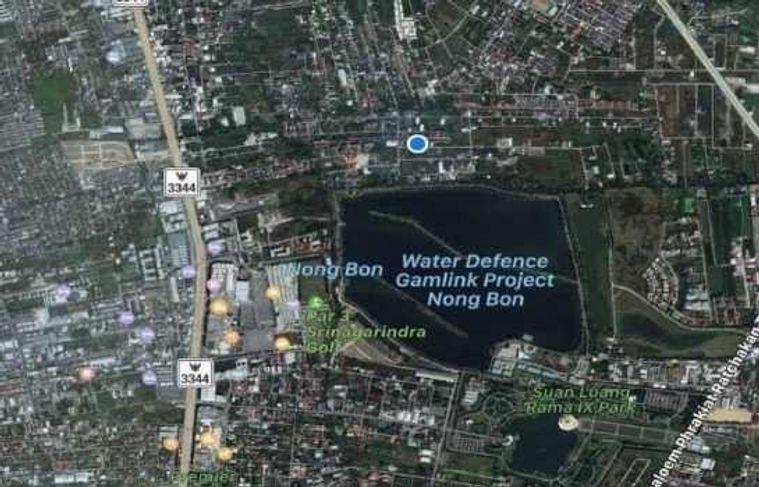 รูป ขาย ที่ดิน นอกหมู่บ้านจัดสรร ไม่ต้องเสียค่าส่วนกลาง ที่ดินศรีนคริน ซอย 45 1 งาน ระยะ 1.2 กม.ถึงสถานีรถไฟฟ้า ศรีนครินทร์ซอย 38 - รูปที่ 4/9