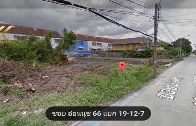 รูป ขาย ที่ดิน นอกหมู่บ้านจัดสรร ไม่ต้องเสียค่าส่วนกลาง ที่ดินศรีนคริน ซอย 45 1 งาน ระยะ 1.2 กม.ถึงสถานีรถไฟฟ้า ศรีนครินทร์ซอย 38 - รูปที่ 8/9