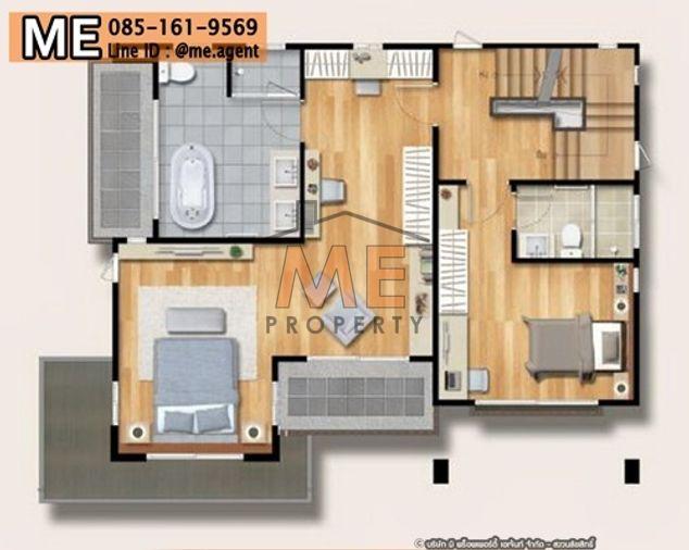 รูป ขายบ้านเดี่ยวหลังใหญ่ 3 ชั้น The Plant Elite พัฒนาการ 38 บ้านใหม่ ไม่เคยอยู่ ถูกสุดในโครงการ ใกล้ทองหล่อ - เอกมัย- สุขุมวิท โทร 085-161-9569 (BT19-52) - รูปที่ 29/29