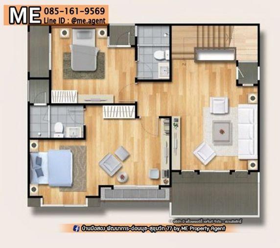 รูป ขายบ้านเดี่ยวหลังใหญ่ 3 ชั้น The Plant Elite พัฒนาการ 38 บ้านใหม่ ไม่เคยอยู่ ถูกสุดในโครงการ ใกล้ทองหล่อ - เอกมัย- สุขุมวิท โทร 085-161-9569 (BT19-52) - รูปที่ 28/29